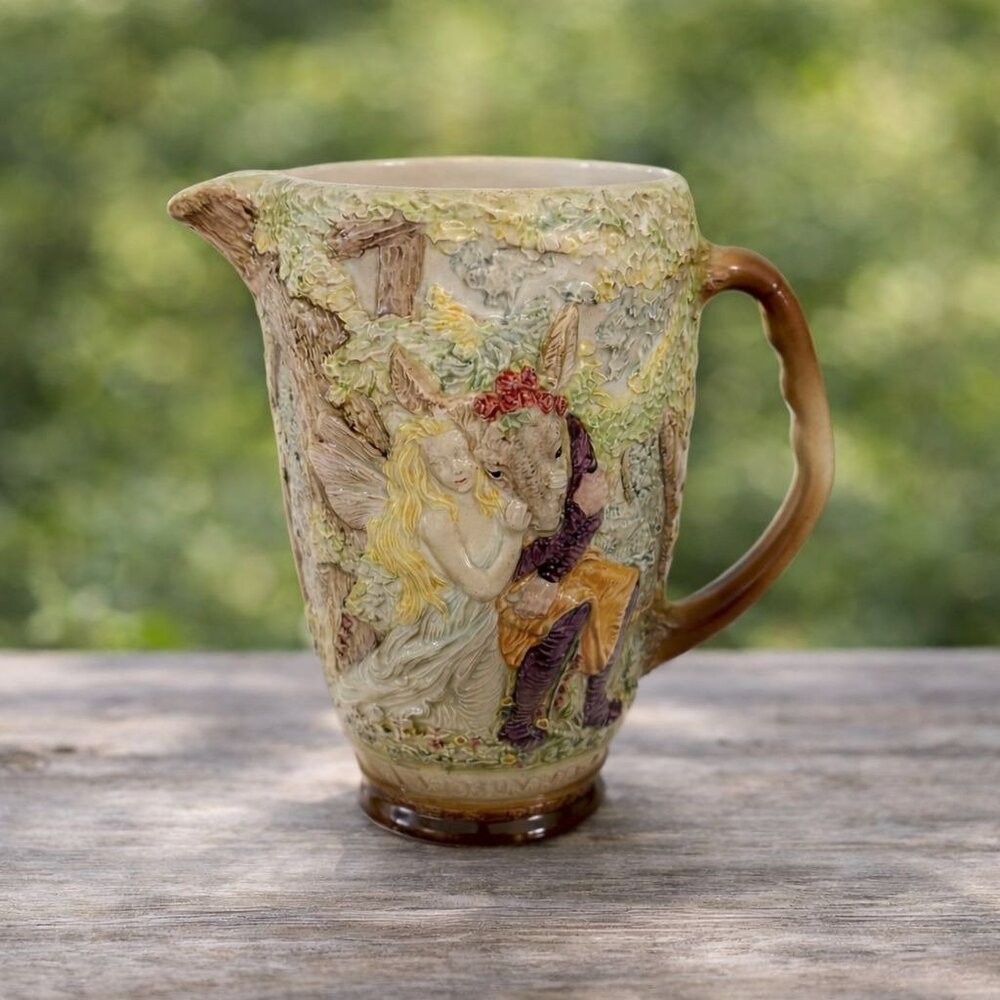 Beswick England 1366 Pitcher Shakespeare Series A Midsummer Nights Dream Vintage